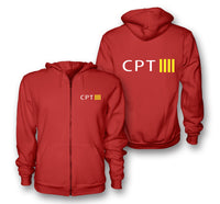 Thumbnail for CPT & 4 Lines Designed Zipped Hoodies