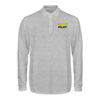 Thumbnail for Pilot & Badge Designed Long Sleeve Polo T-Shirts