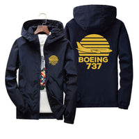 Thumbnail for Retro Boeing 737 Designed Thin Windbreaker Jackets