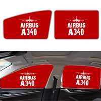 Thumbnail for Airbus A340 & Plane Designed Car Sun Shade (Side window)