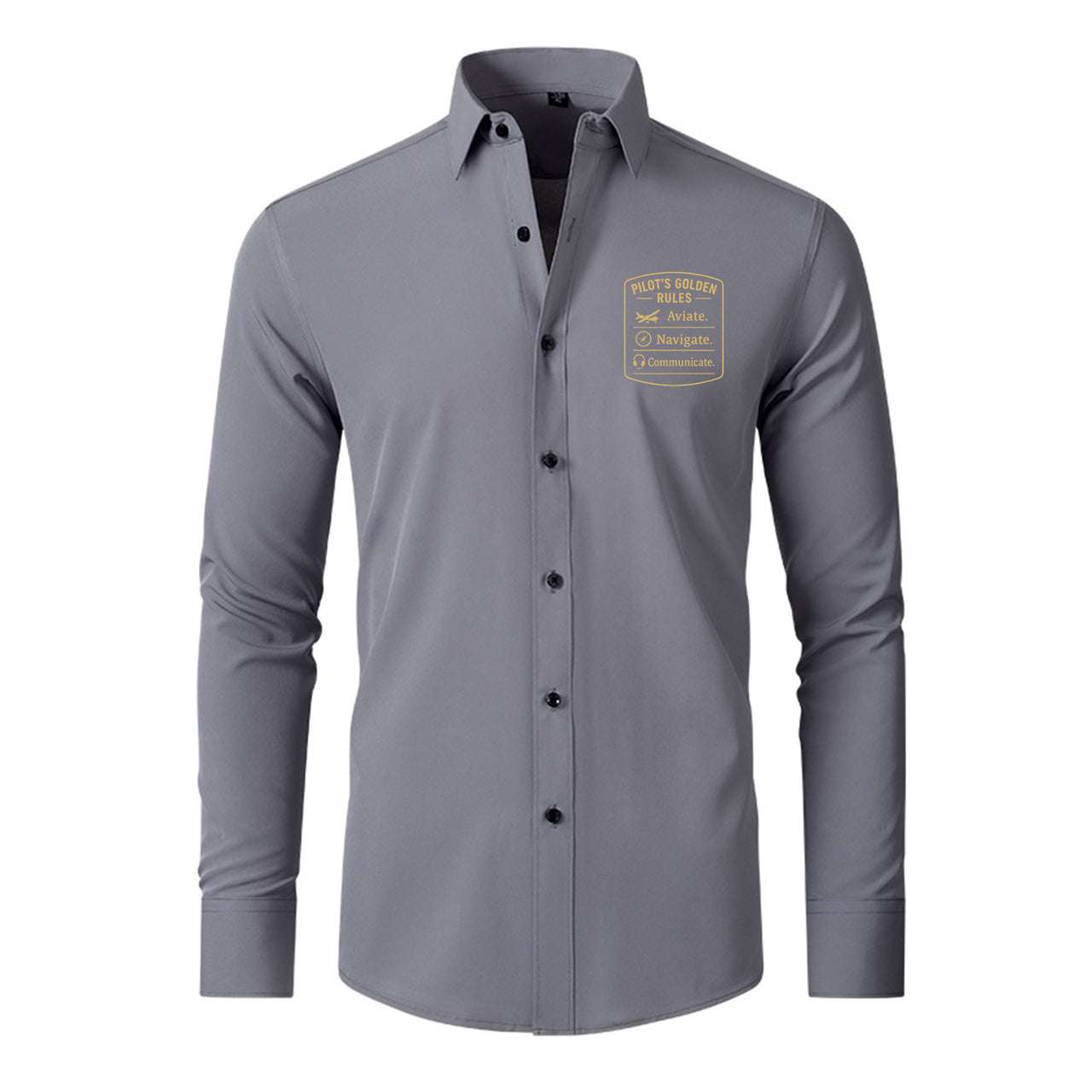 Pilot's Golden Rules Designed Long Sleeve Shirts