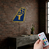 Thumbnail for Atlas Air Designed Metal Wall LED Aircraft Tail