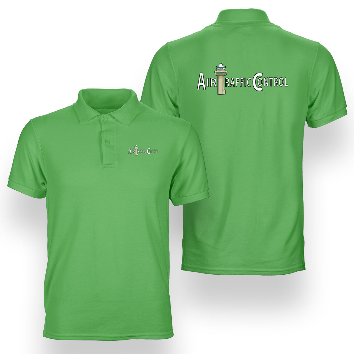 Air Traffic Control Designed Double Side Polo T-Shirts