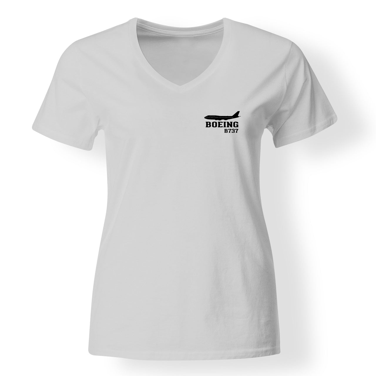 Boeing 737 Printed Designed V-Neck T-Shirts - view 19