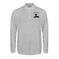Thumbnail for Air Traffic Controllers - We Rule The Sky Designed Long Sleeve Polo T-Shirts