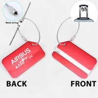 Thumbnail for Amazing Airbus A350 XWB Designed Fashion Metal Luggage Tags