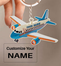 Thumbnail for Personalized Airplane (10) Ornaments Acrylic Key Chains