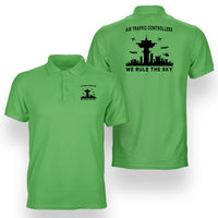 Thumbnail for Air Traffic Controllers - We Rule The Sky Designed Double Side Polo T-Shirts