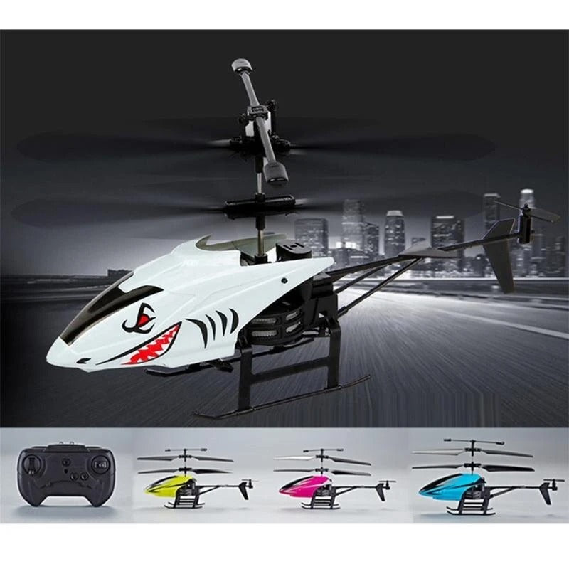 2CH Mini RC Helicopter (USB Rechargeable, LED Light) - Model Aircraft