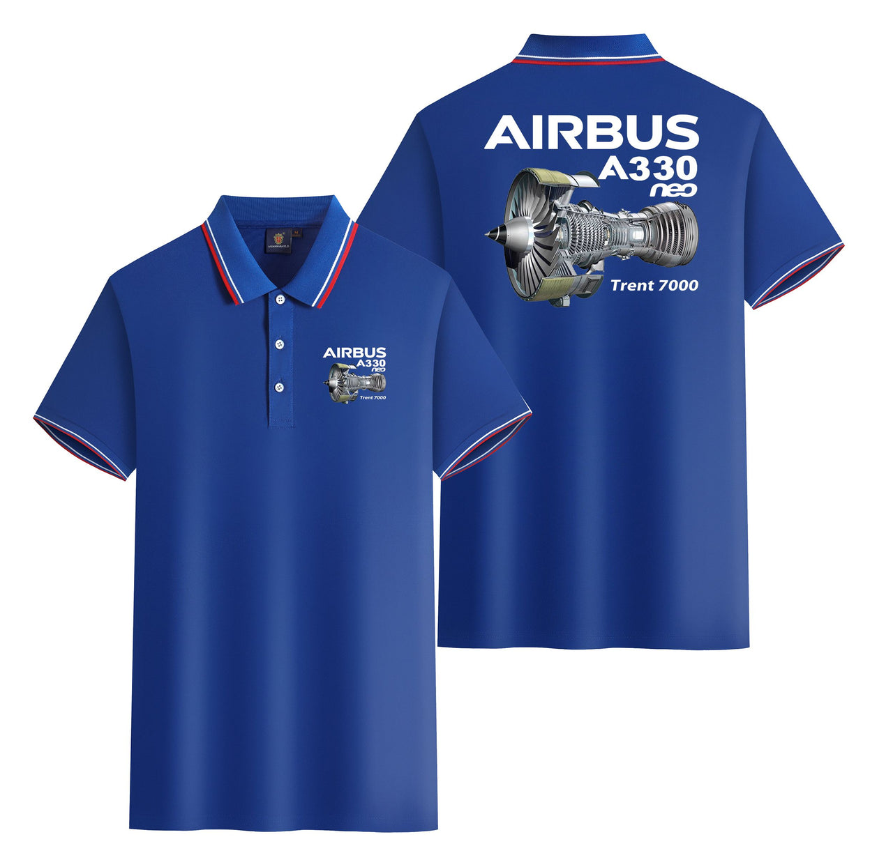Airbus A330neo & Trent 7000 Designed Stylish Polo T-Shirts (Double-Side)