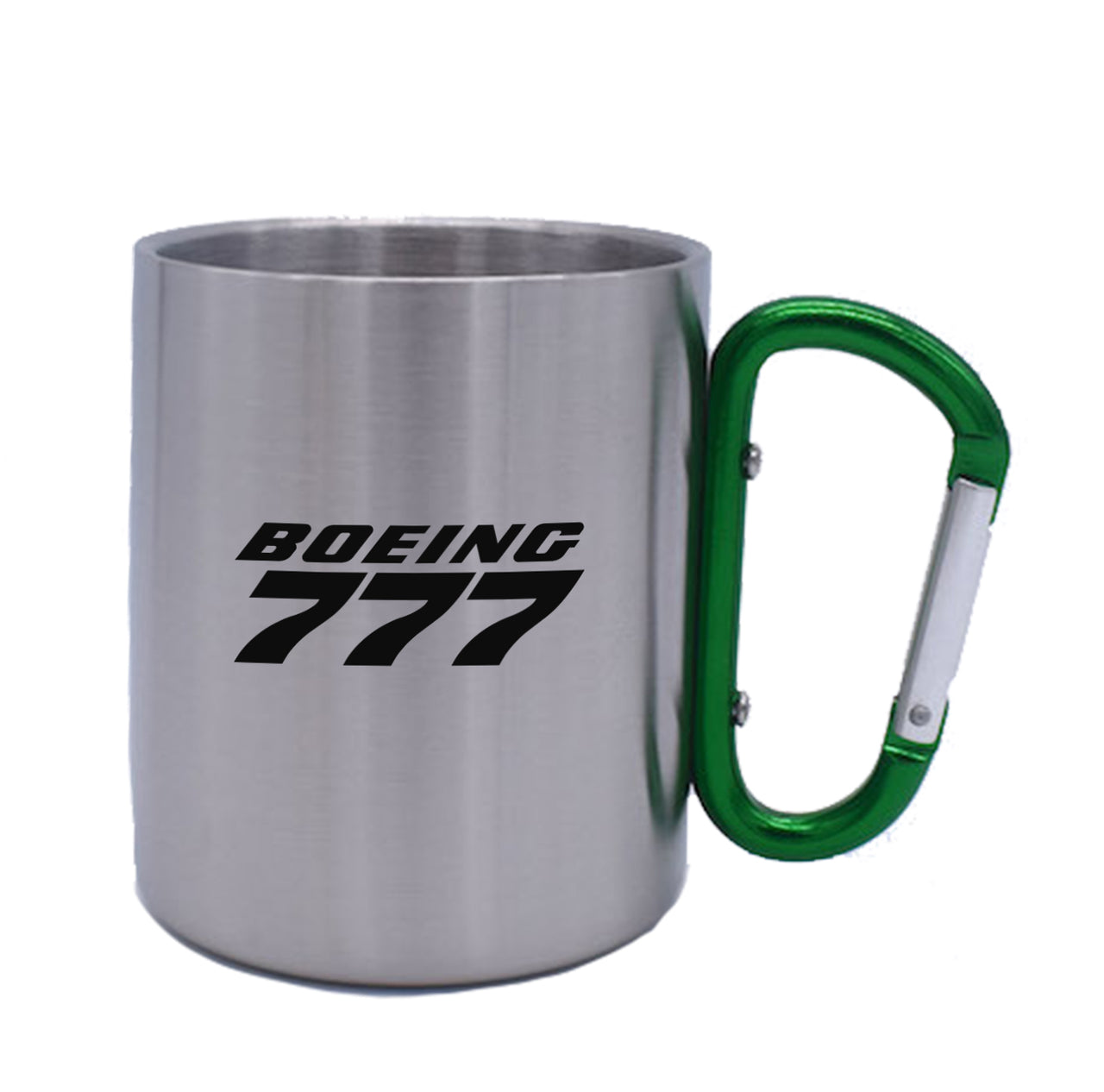 Boeing 777 & Text Designed Stainless Steel Outdoors Mugs