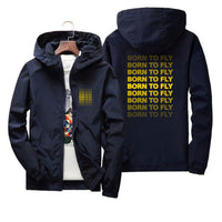Thumbnail for Born To Fly Opacity Designed Thin Windbreaker Jackets