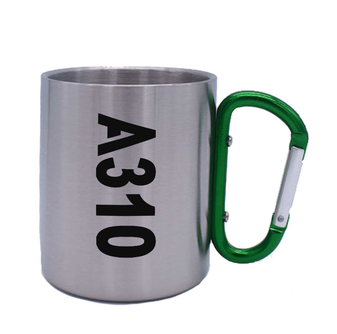 A310 Text Designed Stainless Steel Outdoors Mugs