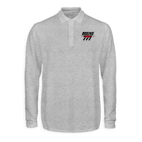 Thumbnail for Amazing Boeing 777 Designed Long Sleeve Polo T-Shirts