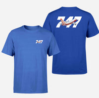 Thumbnail for Super Boeing 747 Intercontinental Designed Double-Side T-Shirts