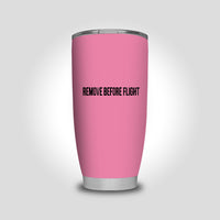 Thumbnail for Remove Before Flight 2 Designed Tumbler Travel Mugs