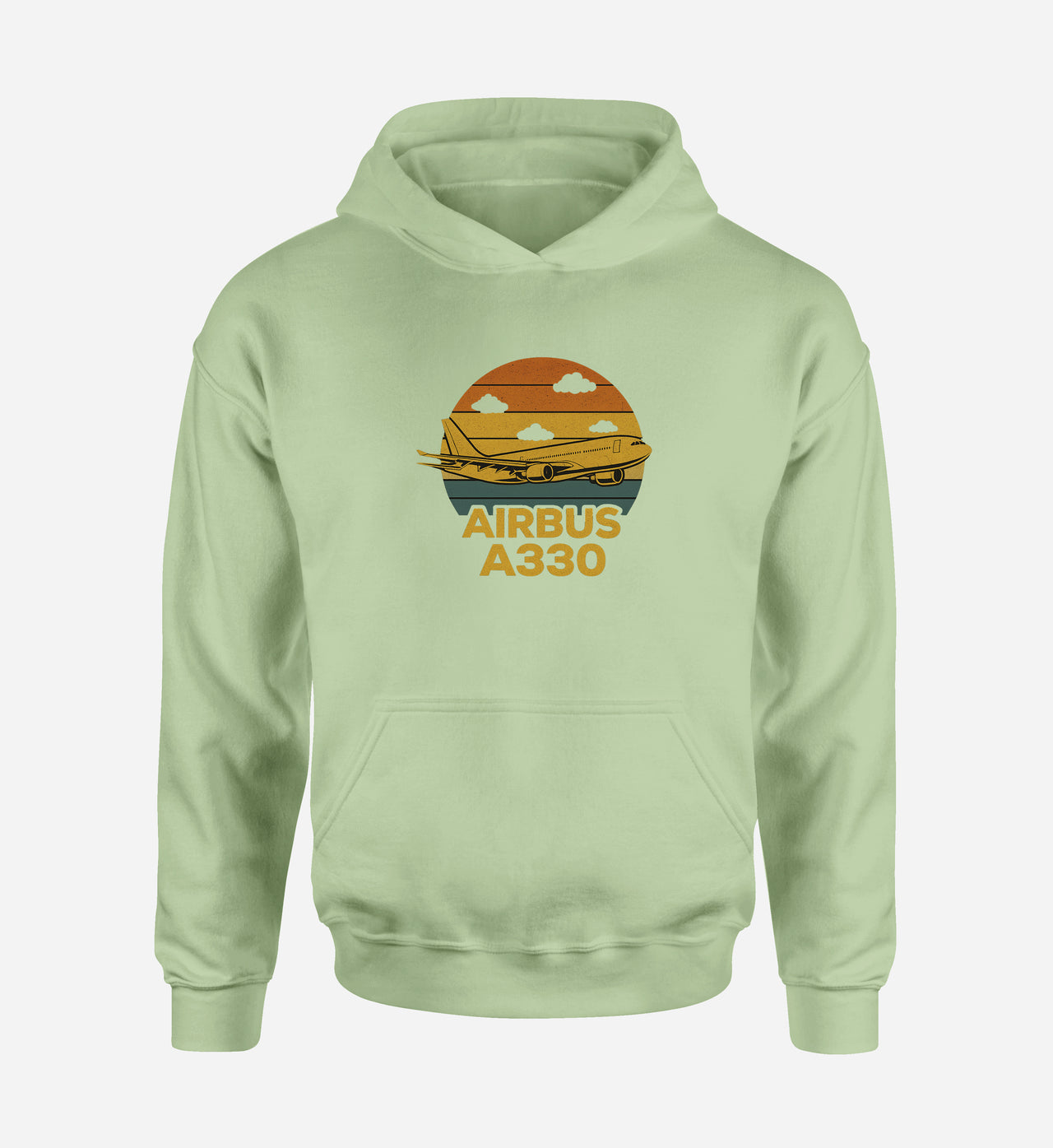 Retro Airbus A330 Designed Hoodies