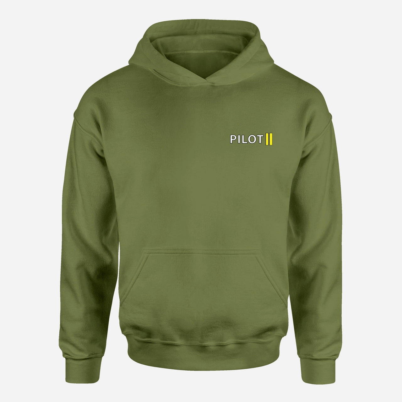 Pilot & Stripes (2 Lines) Designed Hoodies