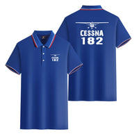 Thumbnail for Cessna 182 & Plane Designed Stylish Polo T-Shirts (Double-Side)