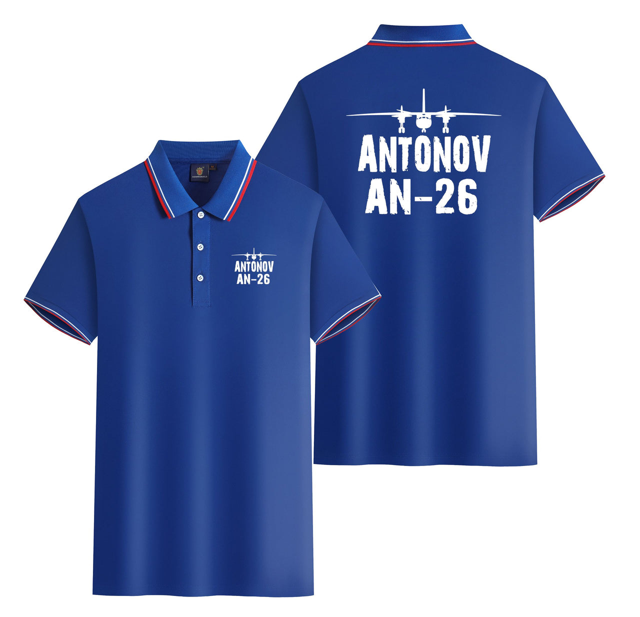 Antonov AN-26 & Plane Designed Stylish Polo T-Shirts (Double-Side)