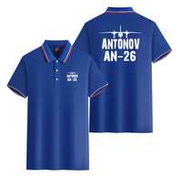 Thumbnail for Antonov AN-26 & Plane Designed Stylish Polo T-Shirts (Double-Side)