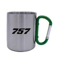Thumbnail for 757 Flat Text Designed Stainless Steel Outdoors Mugs