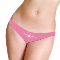 Thumbnail for Airbus A400M Silhouette Designed Women T-back & Thongs
