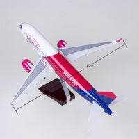 Thumbnail for Wizz Air Airlines Airbus A320neo Airplane Model (47CM)