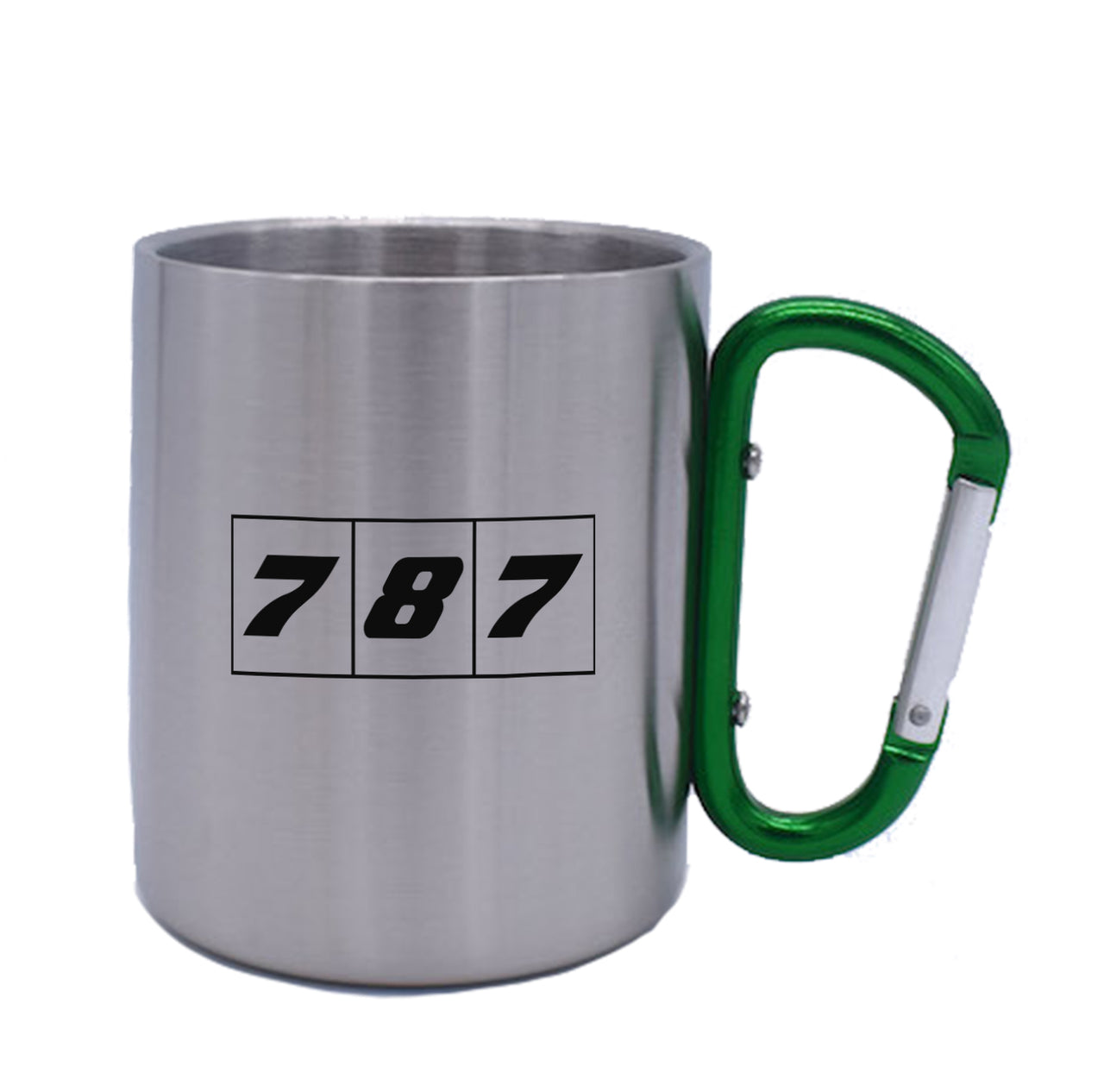 Flat Colourful 787 Designed Stainless Steel Outdoors Mugs
