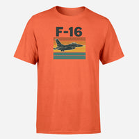 Thumbnail for Retro Fighter Jet F16 Design Super Quality T-Shirts