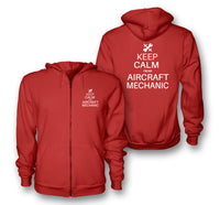 Thumbnail for Aircraft Mechanic Designed Zipped Hoodies