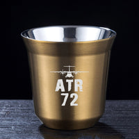 Thumbnail for ATR-72 & Plane Designed Double Wall Stainless Steel Coffee Mugs
