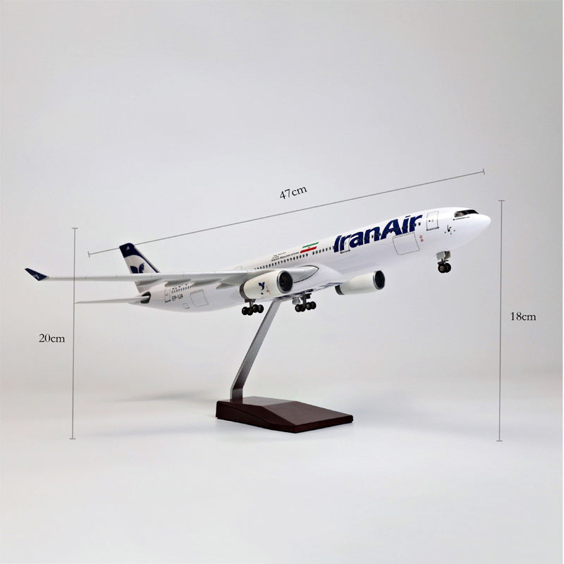 Iran Air Airbus A330 (Special Edition 47CM) Airplane Model