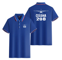 Thumbnail for Cessna 208 & Plane Designed Stylish Polo T-Shirts (Double-Side)