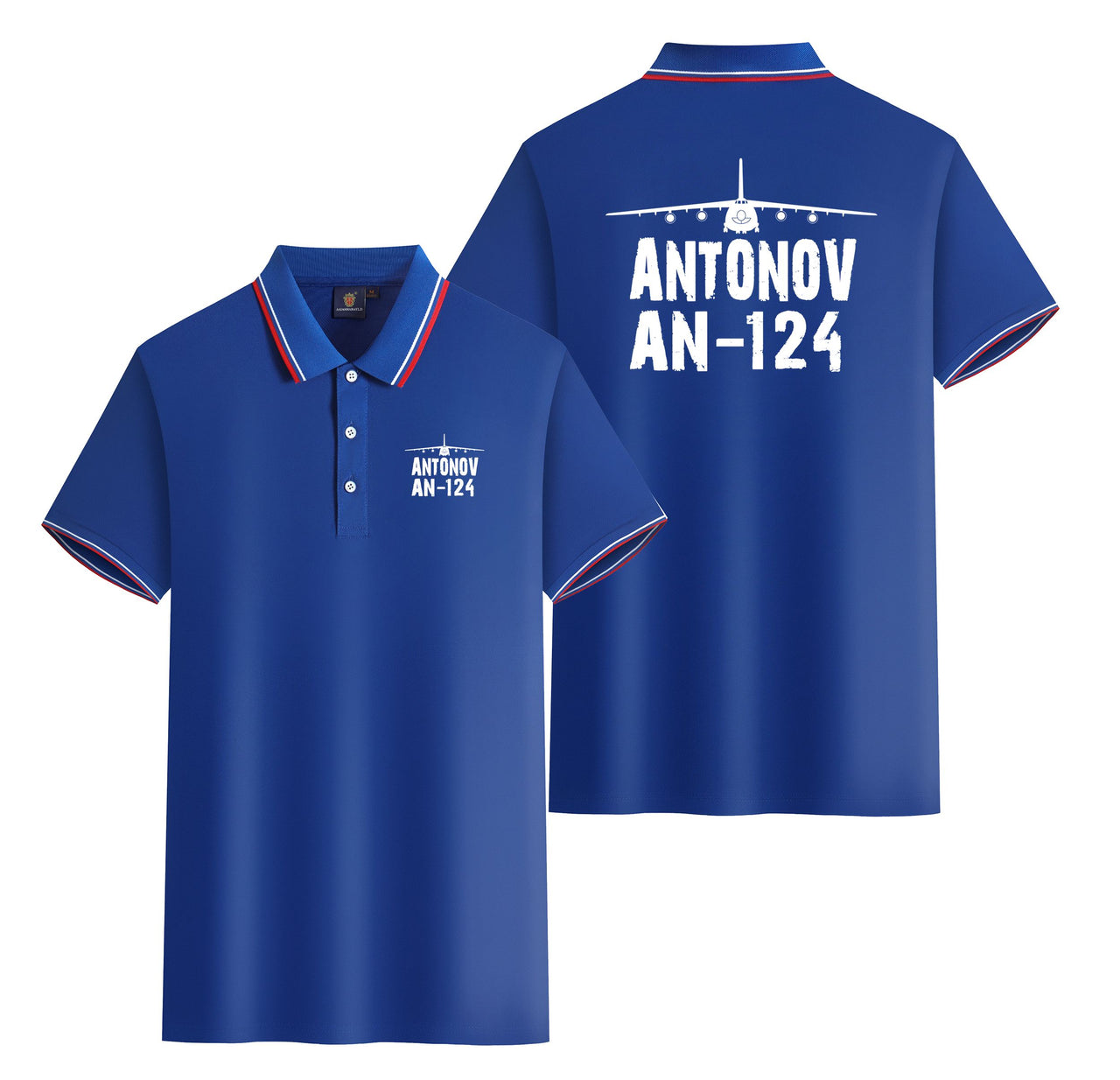 Antonov AN-124 & Plane Designed Stylish Polo T-Shirts (Double-Side)