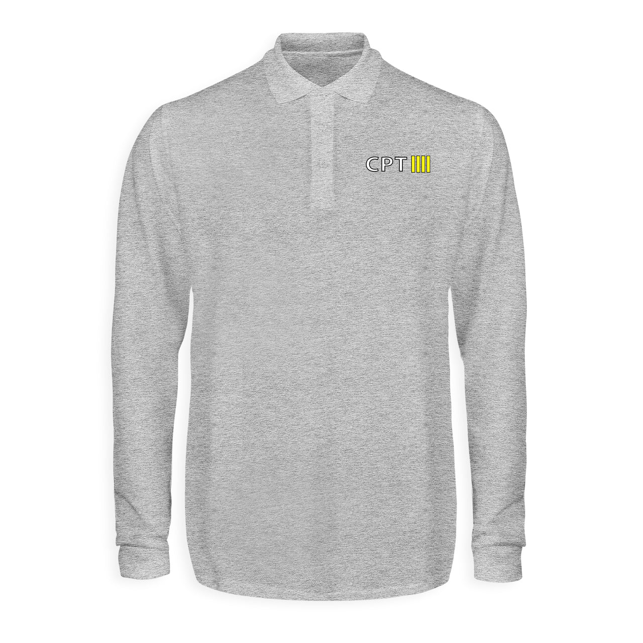 CPT & 4 Lines Designed Long Sleeve Polo T-Shirts