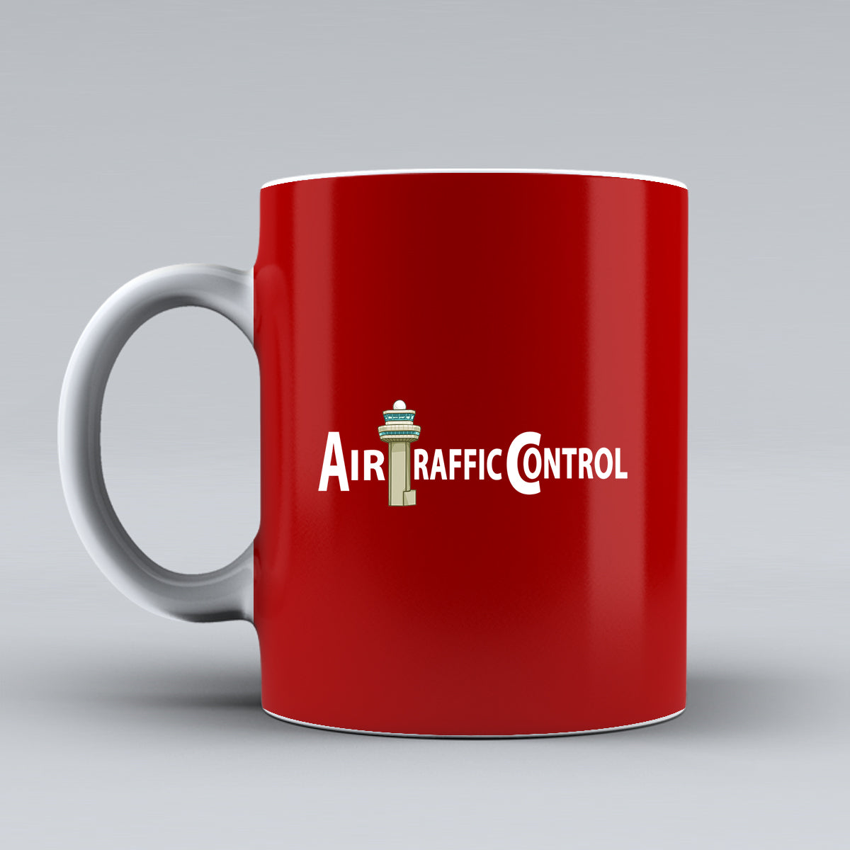 Air Traffic Control Designed Ceramic White Mugs