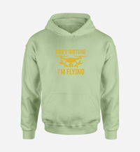 Thumbnail for Don't Disturb I'm Flying Designed Hoodies