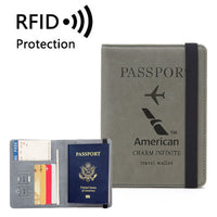 Thumbnail for American Airlines Designed Passport Cover Travel Wallet Passport Holder
