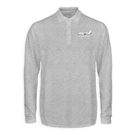 Thumbnail for Sukhoi Superjet 100 Designed Long Sleeve Polo T-Shirts