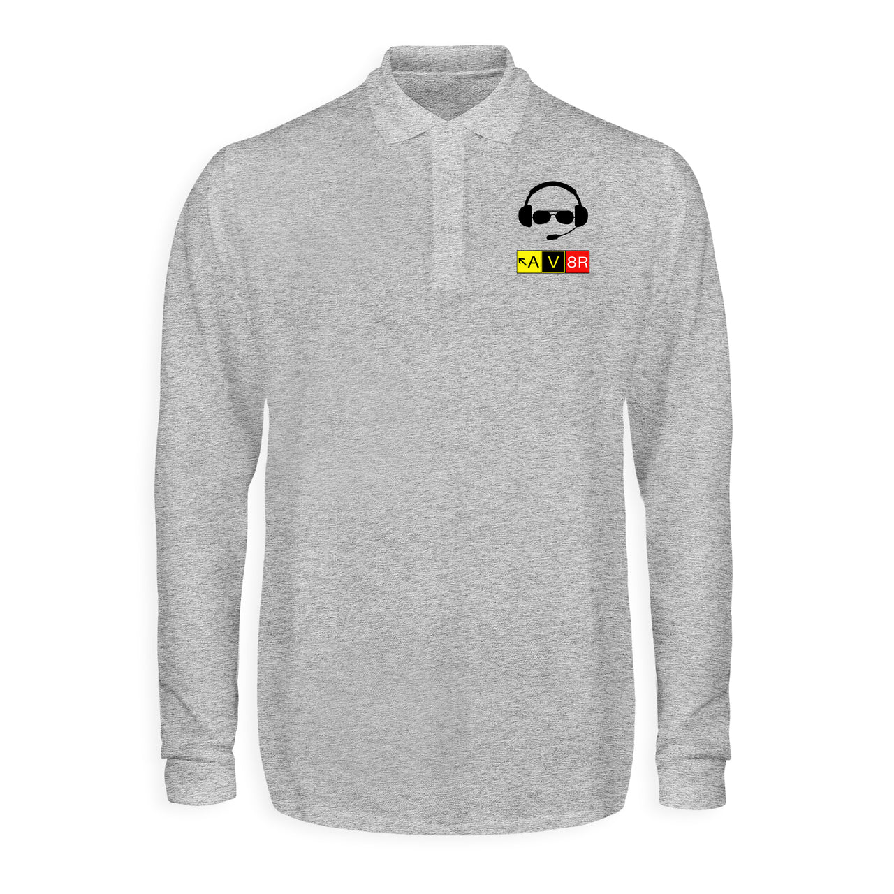 AV8R 2 Designed Long Sleeve Polo T-Shirts