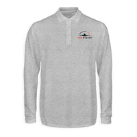 Thumbnail for Boeing 747 Queen of the Skies Designed Long Sleeve Polo T-Shirts