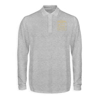 Thumbnail for Pilot's Golden Rules Designed Long Sleeve Polo T-Shirts