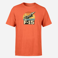 Thumbnail for Retro Fighter Jet F15 Design Super Quality T-Shirts