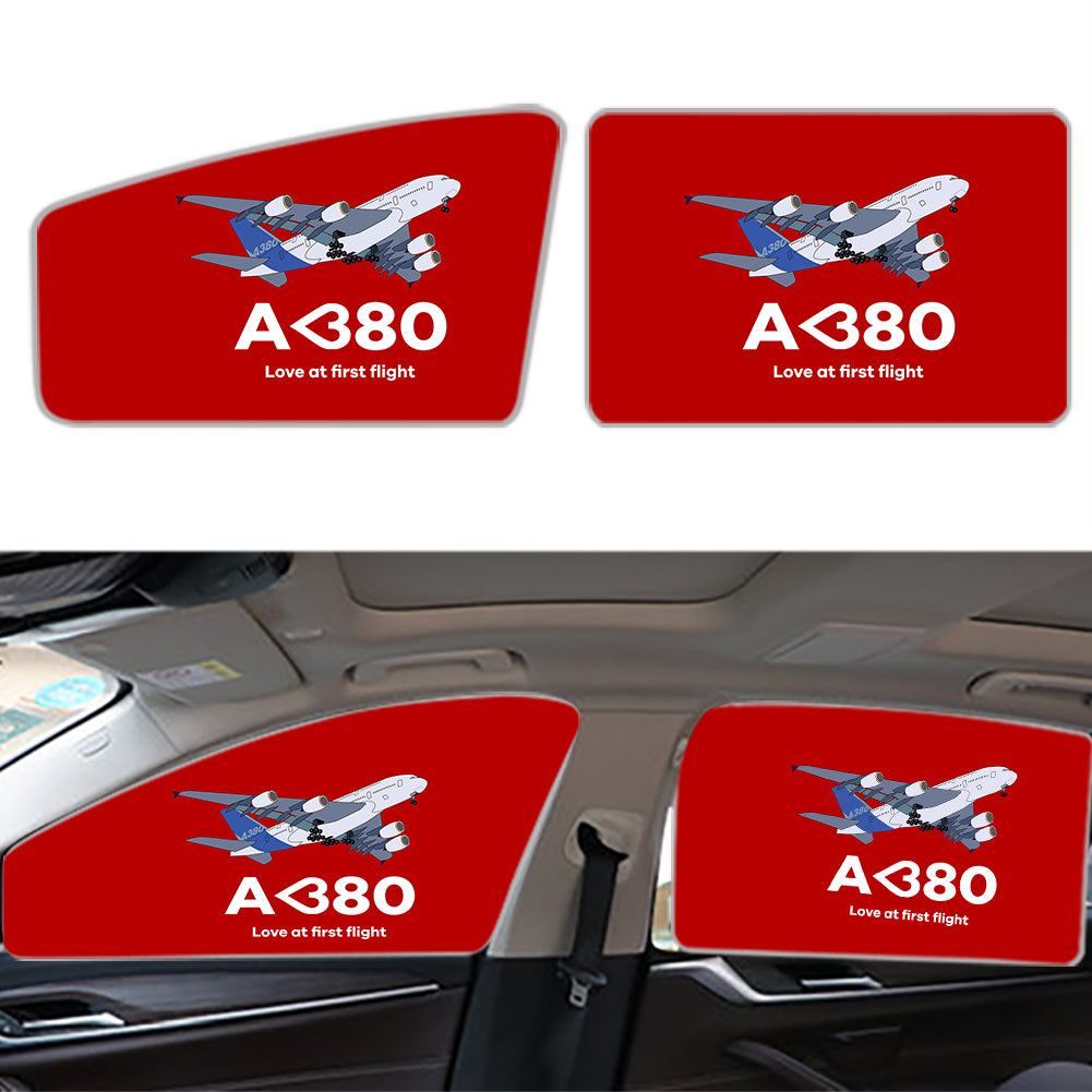 Airbus A380 Love at first flight Designed Car Sun Shade (Side window)