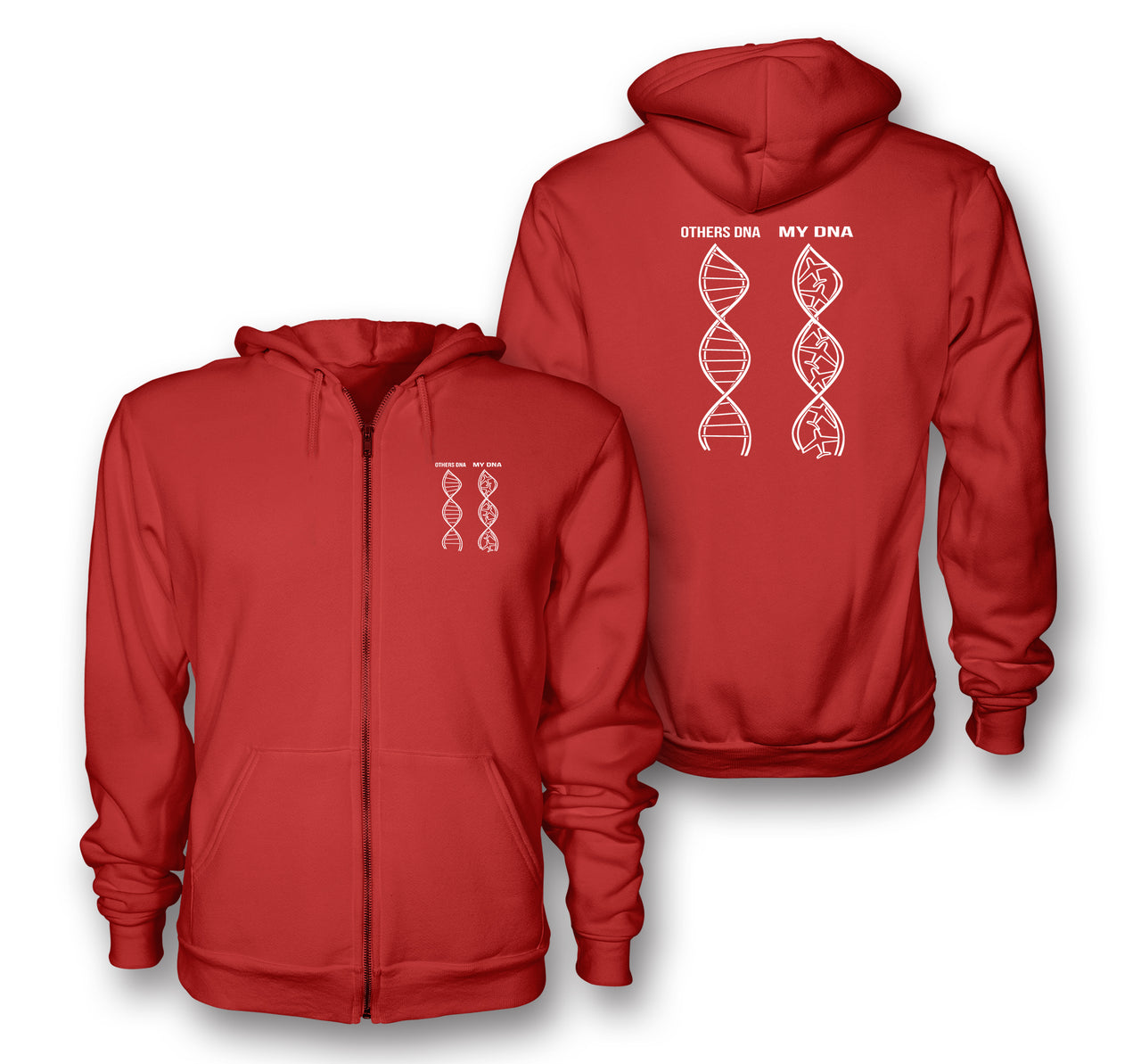 Aviation DNA Designed Zipped Hoodies
