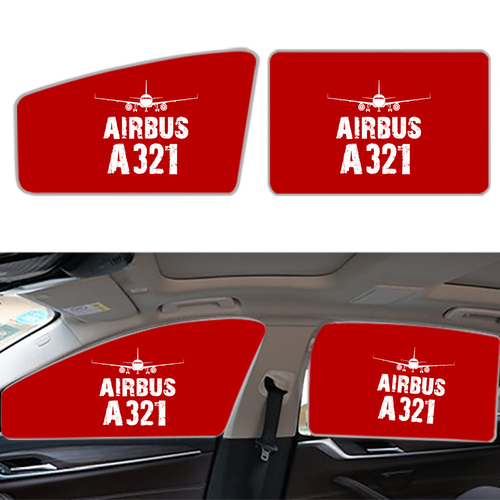 Airbus A321 & Plane Designed Car Sun Shade (Side window)