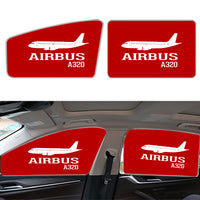 Thumbnail for Airbus A320 Printed Designed Car Sun Shade (Side window)
