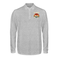 Thumbnail for Retro I Love Gliding Designed Long Sleeve Polo T-Shirts