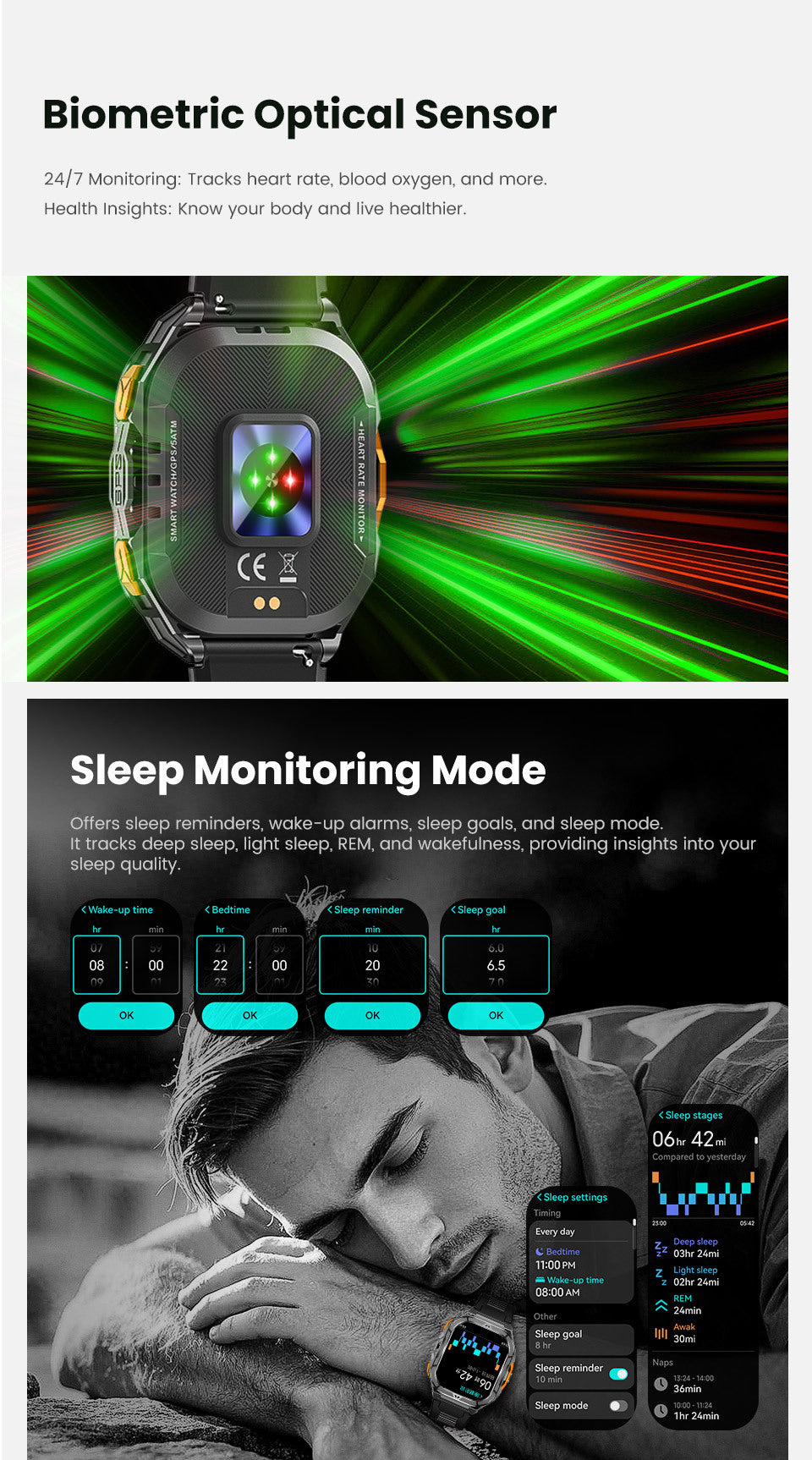 GloryFitpro X5: All-in-One Outdoor Smartwatch - Dual-Band GPS, Bluetooth Calls, AMOLED & Environmental Sensors